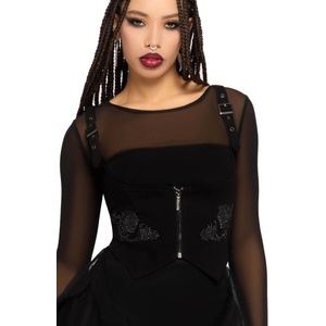 KILLSTAR дамски корсет KILLSTAR - GAIA - Black - KSRA014786