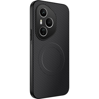 GKK Magsafe Калъф за Honor 400 Pro, Carbon Textured Case, Черен (5966011632341)