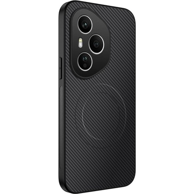 GKK Magsafe Калъф за Honor 400 Pro, Carbon Textured Case, Черен (5966011632341)