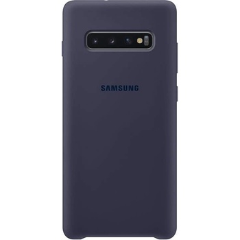 Samsung Silicone Cover Case EF-PG975TN - оригинален силиконов кейс за Samsung Galaxy S10 Plus (тъмносин)
