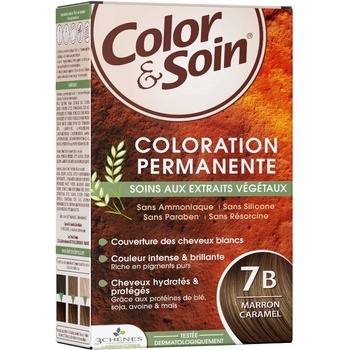 3 Chenes Color & Soin Боя за коса, 7B Карамелено кафяв цвят