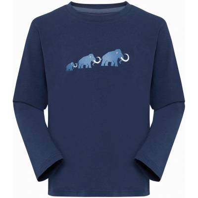 MAMMUT Core Longsleeve Kids Logo marine - 104