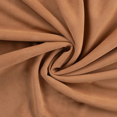 Zateplený semiš SUEDE sherpa stretch - Hnedá koňaková