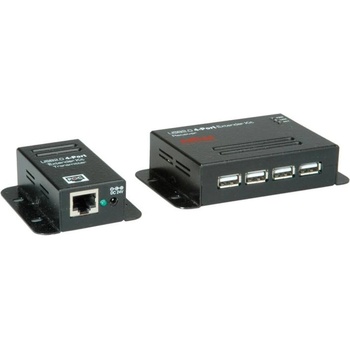 Roline 12.04. 1101 : : USB 2.0 екстендър, RJ-45, PoC, 4x USB, макс. 50.0 м (12.04.1101)