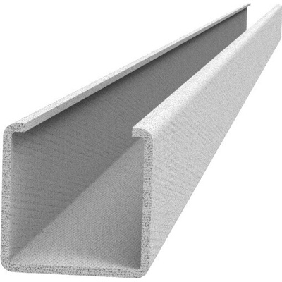 Žárově zinkovaný krycí U-profil 35x35x2 mm, délka 6m Délka: 6m