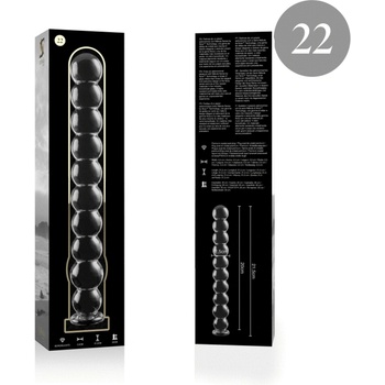 Nebula series by ibiza Стъклено дилдо модел 22 nebula 21.5 см