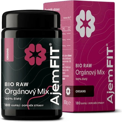 AjemFIT BIO RAW Organ Mix Grass-fed 60/180 kapsúl