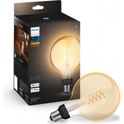 Philips Hue White E27 7W Globe filament G125 550lm 871951434302300