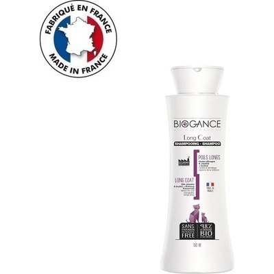 Biozoo Biogance Long Coat Cat Shampoo - Шампоан за дългокосмести котки - 150 мл