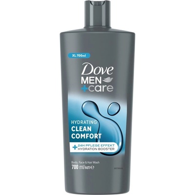 Dove Men+Care pánsky sprchový gél Hydrating Clean Comfort 700 ml