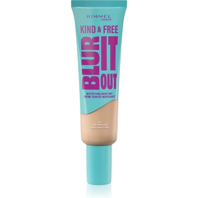 Rimmel Kind & Free Blur It Out лек хидратиращ фон дьо тен цвят 001 Fair Porcelain 30ml