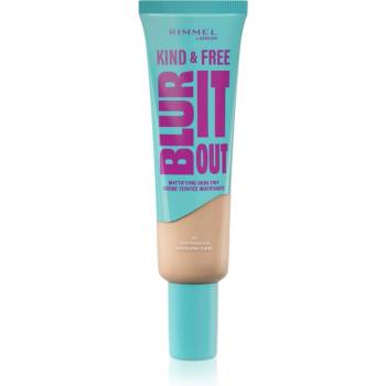 Rimmel Kind & Free Blur It Out лек хидратиращ фон дьо тен цвят 001 Fair Porcelain 30ml