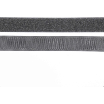 Pro Háčkování Suchý zip, 20 mm, komplet antracit