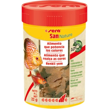 Sera Nature San - основна оцветяваща храна без оцветители и консерванти 100 мл