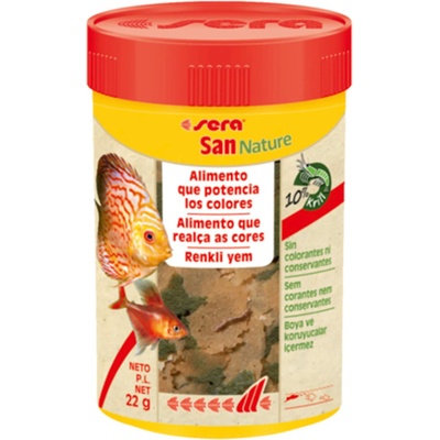 Sera Nature San - основна оцветяваща храна без оцветители и консерванти 100 мл