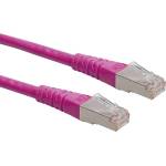 Roline Patch cable S/FTP Cat. 6 15m, Pink 21.15. 1399 (21.15.1399)