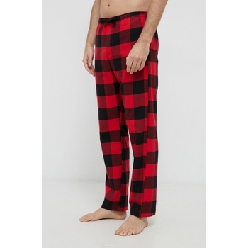 Gap pánské pyžamové kalhoty flanel červené