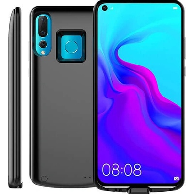 Púzdro SES 3v1 Silikónové s externou batériou smart battery case power bánk 3500 mAh Huawei P30 Lite - čierne 9114