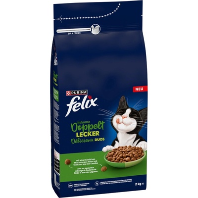 Felix Inhome Doppelt lecker kuracie a morčacie 4 kg