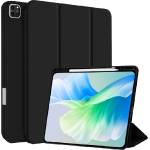 4smarts Folio Basic Case - полиуретанов калъф с поставка и отделение за Apple Pencil за iPad Pro 13 (2024) (черен)