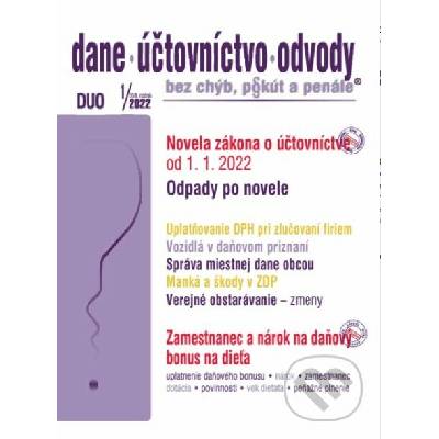 DUO 1/2022 – Novela zákona o účtovníctve, Odpady po novom
