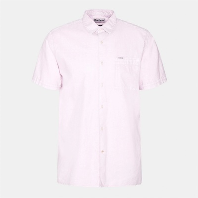 Barbour Риза с къс ръкав Barbour Terra Dye Regular Short Sleeve Shirt - Thistle PU11