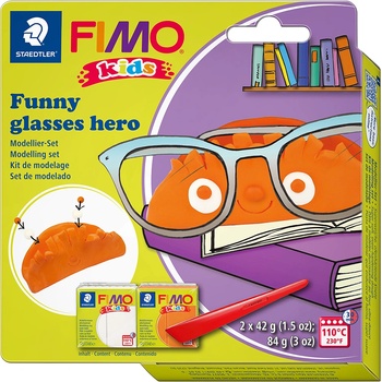 FIMO Комплект глина Staedtler Fimo Kids, 2x42g, Glasses hero (28010-А-HERO)