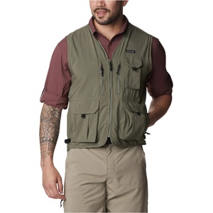 Columbia Мъжки софтшел елек Columbia Silver Ridge Utility Vest Softshell vest - Stone Green (032-1473-0413)