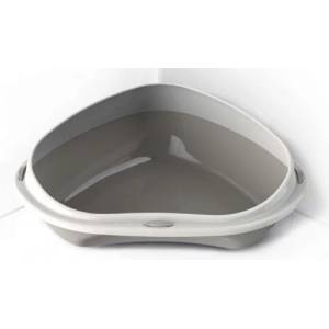 Georplast Котешка тоалетна ъглова с борд SHUTTLE CORNER 49x40x17.5 см GEORPLAST Италия 10535