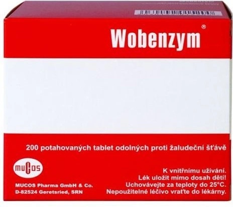WOBENZYM POR TBL ENT 200 II