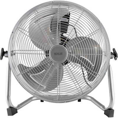 Muhler Вентилатор подов 20'' Muhler FM-2013, Индустриален, Мощност 120W, 3 степени, Метален, Регулиране на струята, Сив (KT-1005315)