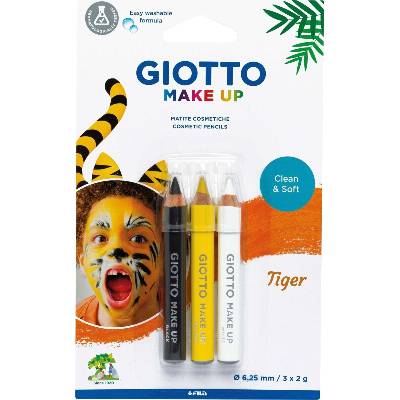 GIOTTO Make Up Комплект бои за лице Tiger 3 × 5 ml 3 бр (F473300)