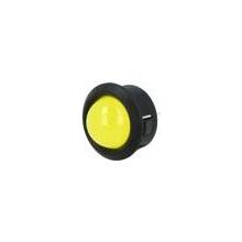 Kontrolka: LED vypouklá žlutá Ø25,65mm do plošného spoje