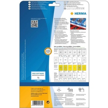Herma Самозалепващи се етикети, A4, полиестерни, 210 х 297 m (1540100138)