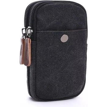 Canvasio plátené Puzdro na opasok Outdoor Čierne