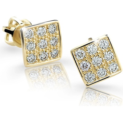Cutie Jewellery - diamonds Náušnice DZ6420-2096 na šroubek ze zlata s diamanty