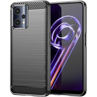 HQWear Carbon Case Гъвкав Кейс за Realme 9 Pro black (9145576249215)