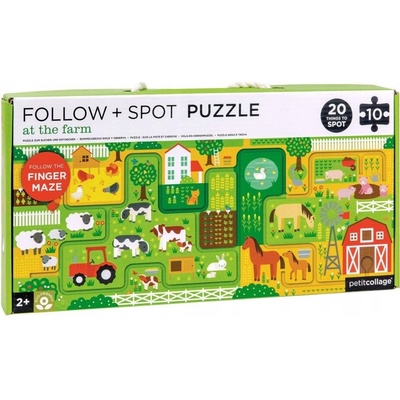 Petitcollage Bludisko a puzzle Farma