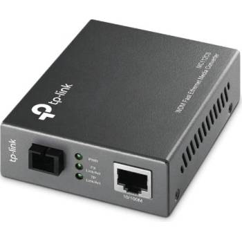 TP-Link MC112CS мрежов медиен конвертор 100 Мбит/с Единичен режим Черен (MC112CS)