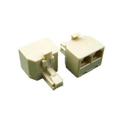 DATACOM Rozdvojka RJ11 6p4c Cat3 (2xFemale,1xMale)