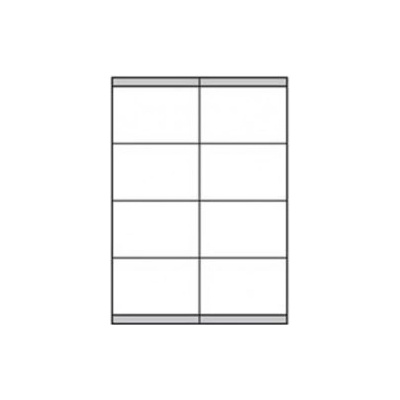 Etikety univerzálne 105x72mm Etibox A4 100 hárkov