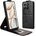 Huawei Кожен флип калъф за Honor X7d / 400 Smart- Стенд и Холдер за Карти, вкл. Протектор, 4 Цвята