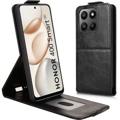Huawei Кожен флип калъф за Honor X7d / 400 Smart- Стенд и Холдер за Карти, вкл. Протектор, 4 Цвята