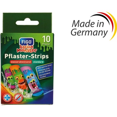 Figo Univerzální dětské náplasti 10 ks příšerky