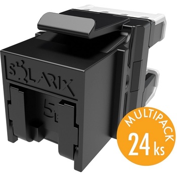 Solarix Keystone CAT5E UTP RJ45 černý pro kleště 25286713