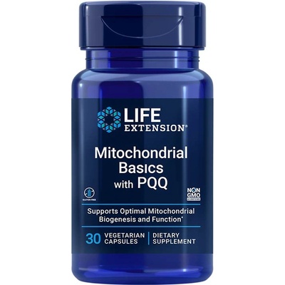Life Extension Mitochondrial Basics with PQQ 30 Veg Capsules