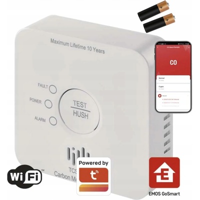 Emos GoSmart detektor oxidu uhoľnatého v miestnosti TCS0101W s Wi-Fi