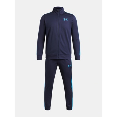 Under Armour chlapčenská súprava UA Rival Knit Track Suit modrá
