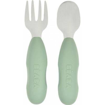 Beaba První trénovací příbor Sage Green 2 ks