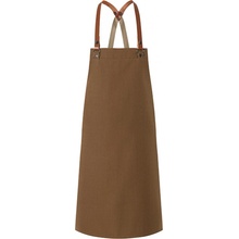 Karlowsky Gastro zástěra s laclem KY054 Cinnamon 70x85cm